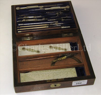 Lot 252 - A LATE 19TH-CENTURY DRAWING SET<br/>unsigned, the...