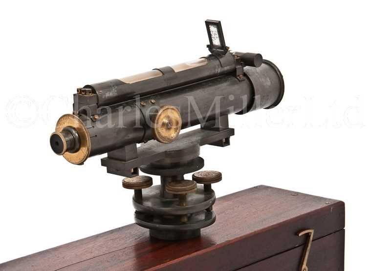 Lot 254 - A 19TH-CENTURY 'DUMPY' LEVEL BY A. ABRAHAM,..