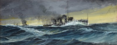 Lot 19 - GEORGE HORACE DAVIS (1881-1963) <br/>A destroyer...