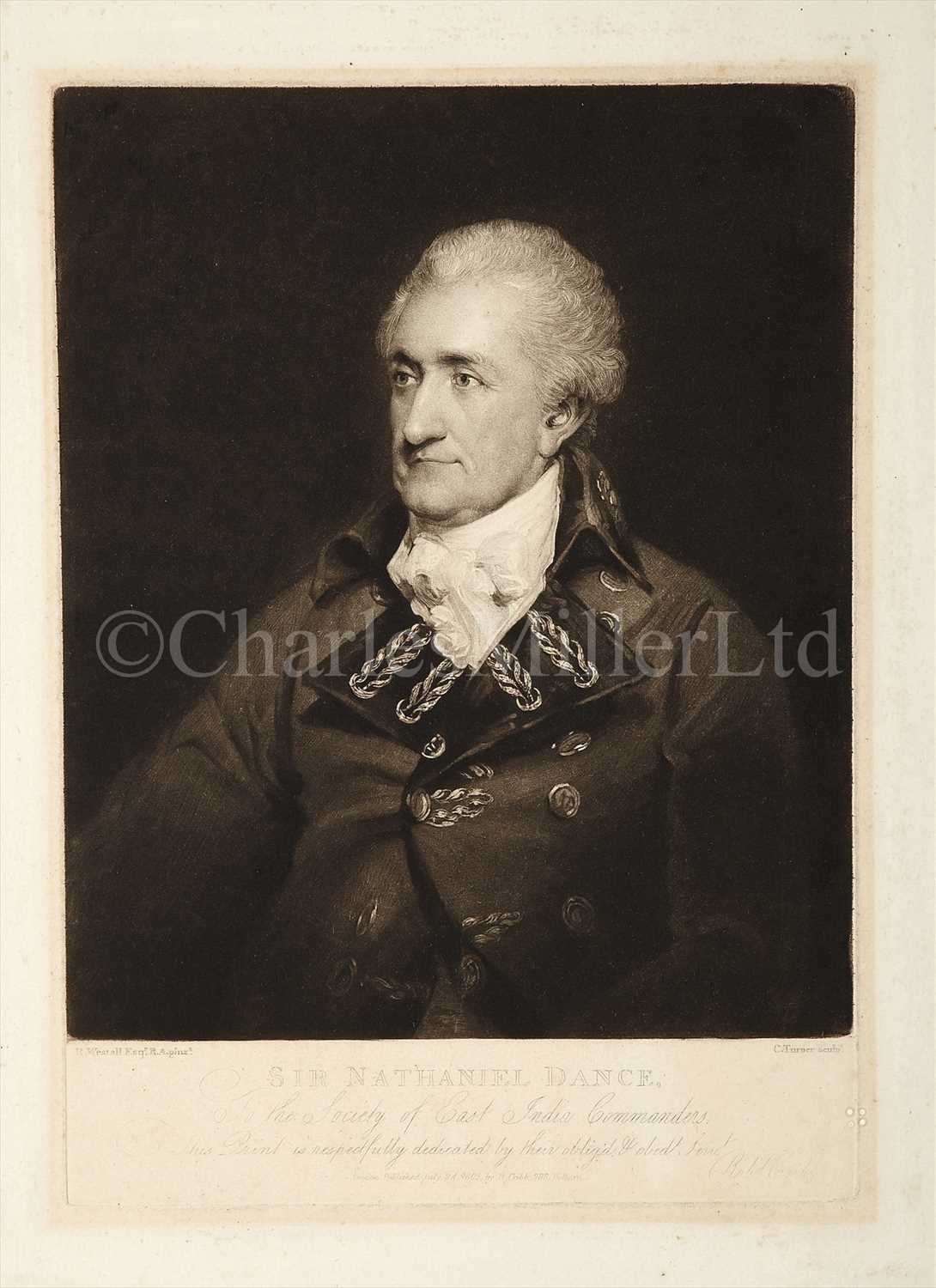 Lot 27 - 'SIR NATHANIEL DANCE'<br/>published by Charles...