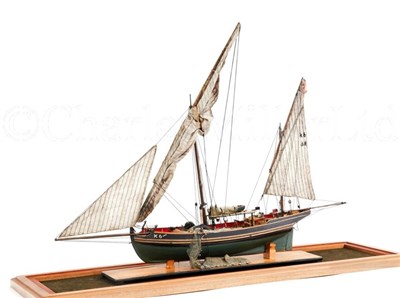 Lot 268 - A SCALE MODEL OF A MEDITERRANEAN FISHING...