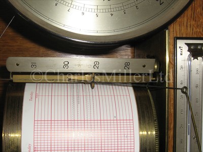 Lot 160 - A FINE 19TH-CENTURY EIGHT-DAY WEATHER STATION...