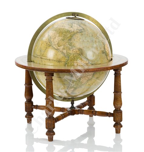 Lot 275 - A 12IN. TERRESTRIAL GLOBE BY JAMES WYLD, CHARING CROSS, LONDON, CIRCA 1842