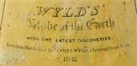 Lot 275 - A 12IN. TERRESTRIAL GLOBE BY JAMES WYLD, CHARING CROSS, LONDON, CIRCA 1842
