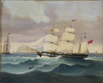 Lot 7 - ANON, 19TH-CENTURY<br/><br/>Top sail schooner...