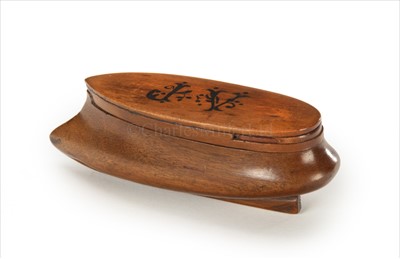 Lot 156 - A 19TH-CENTURY NOVELTY FRUITWOOD...