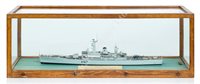 Lot 329 - A 16FT:1IN SCALE WATERLINE MODEL OF THE 'LEANDER' CLASS FRIGATE H.M.S. PENELOPE F127, CIRCA 1963