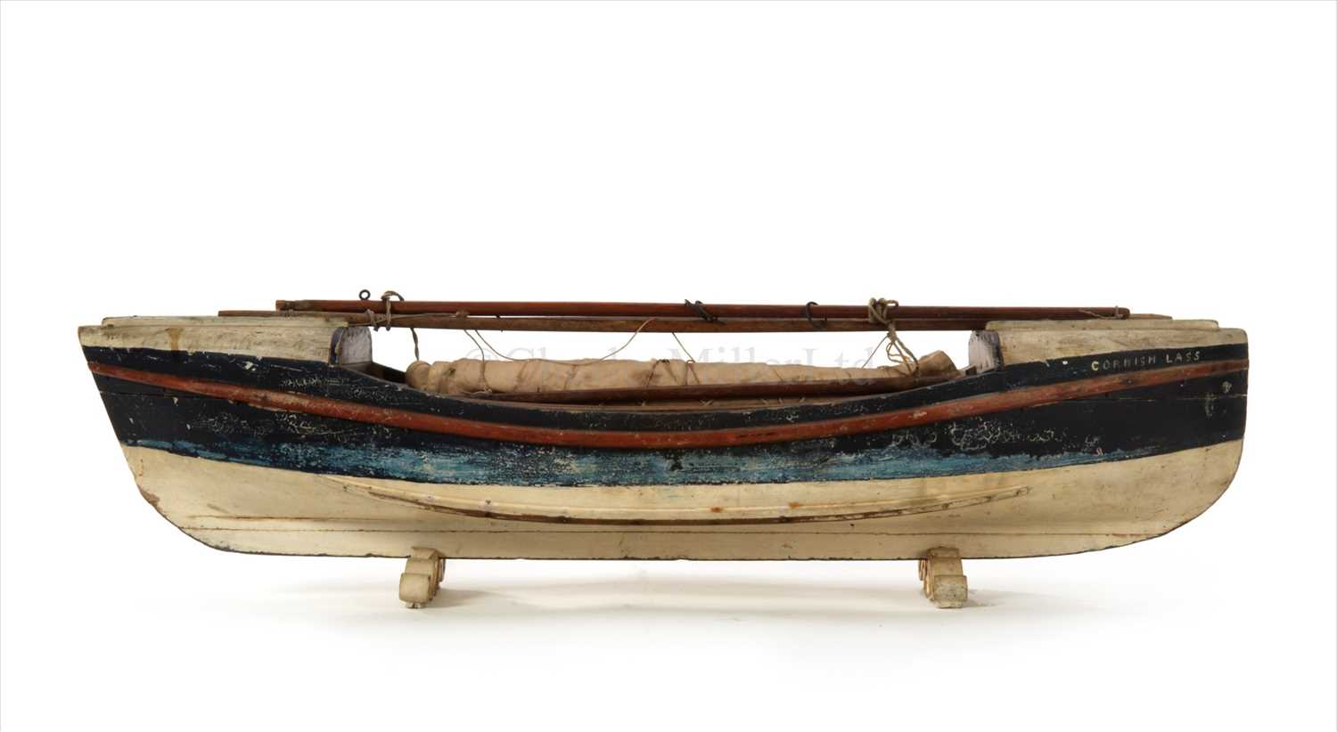 Lot 248 - AN OLD MODEL OF THE SELF-RIGHTING SAILING AND...