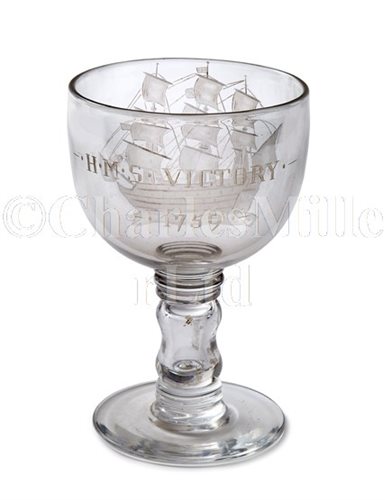 Lot 36 - A 1905 ETCHED GLASS COMMEMORATIVE RUMMER<br/>the...