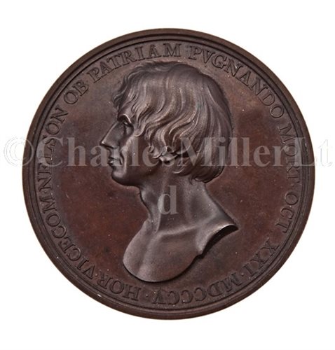 Lot 40 - A COMMEMORATIVE MEDALLION FOR THE DEATH OF...