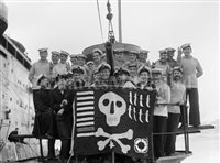 Lot 66 - A SOUVENIR 'JOLLY ROGER' FROM H.M. SUBMARINE...