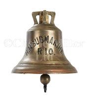 Lot 68 - THE BELL FROM H.M. SUBMARINE R10, 1917<br/>cast in...